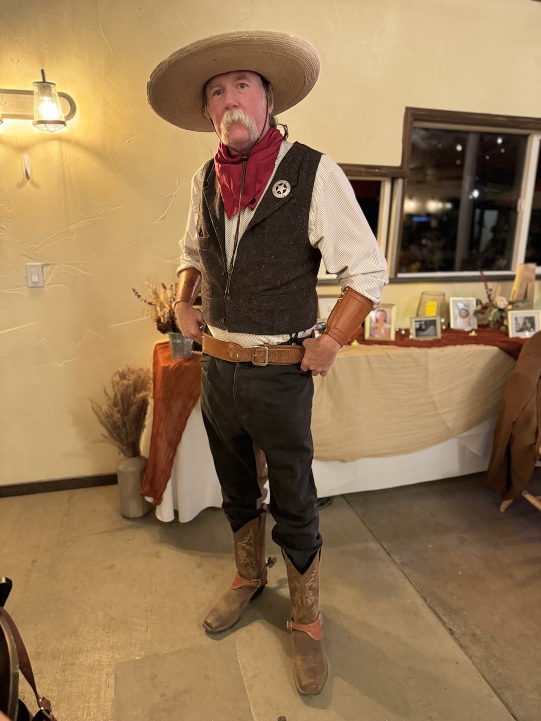 Donnie Ho dressed as a cowboy